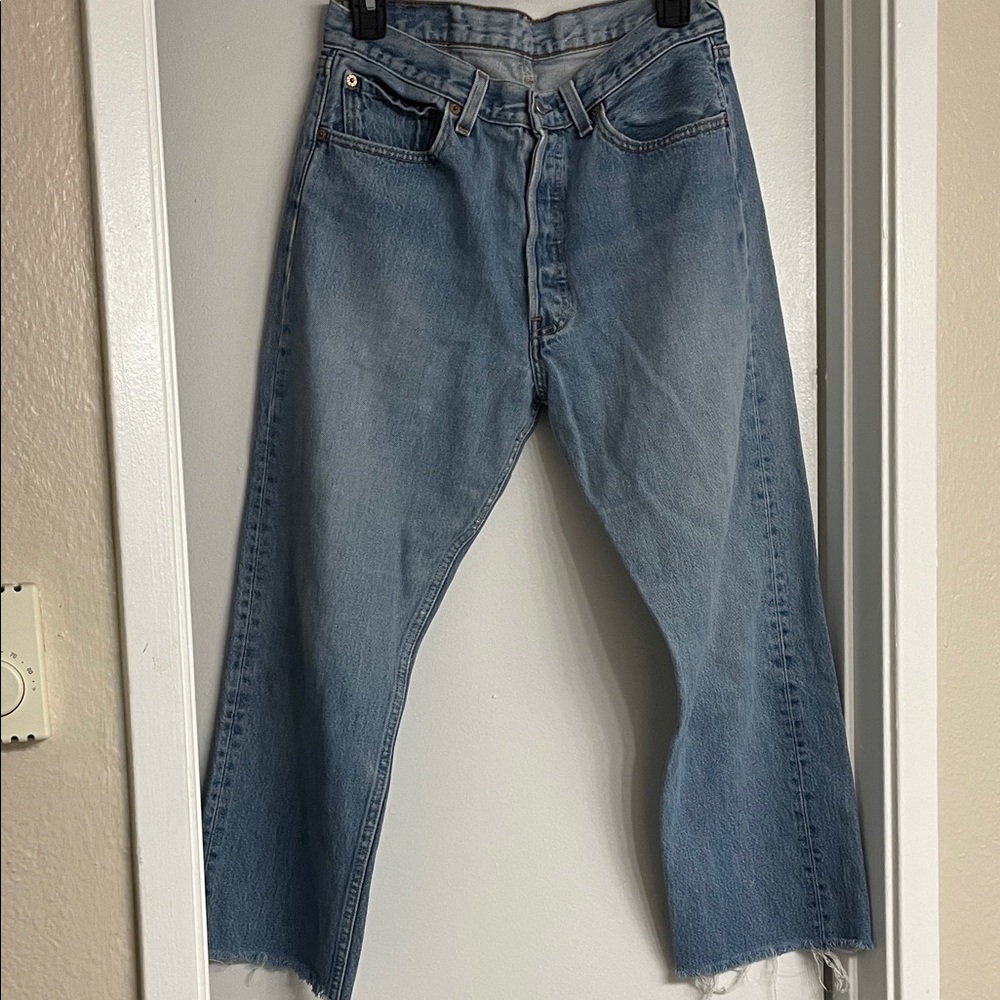 Levi's Blue Straight Leg Women's Jeans